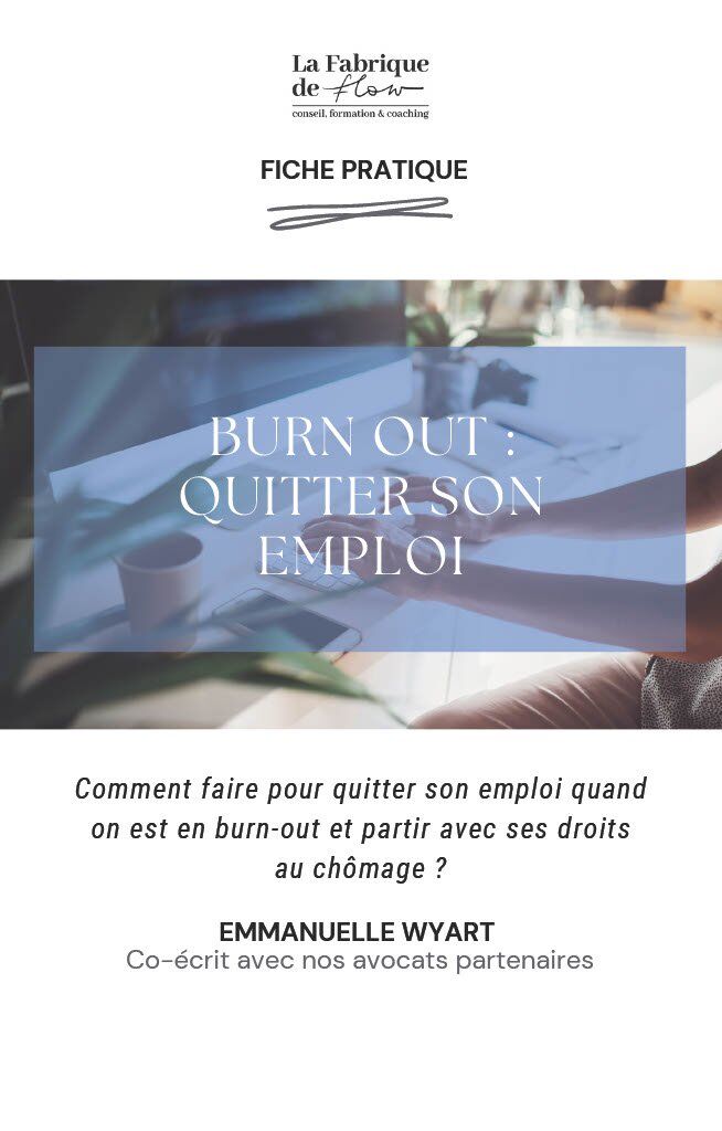 Burn-out, comment quitter son emploi ?